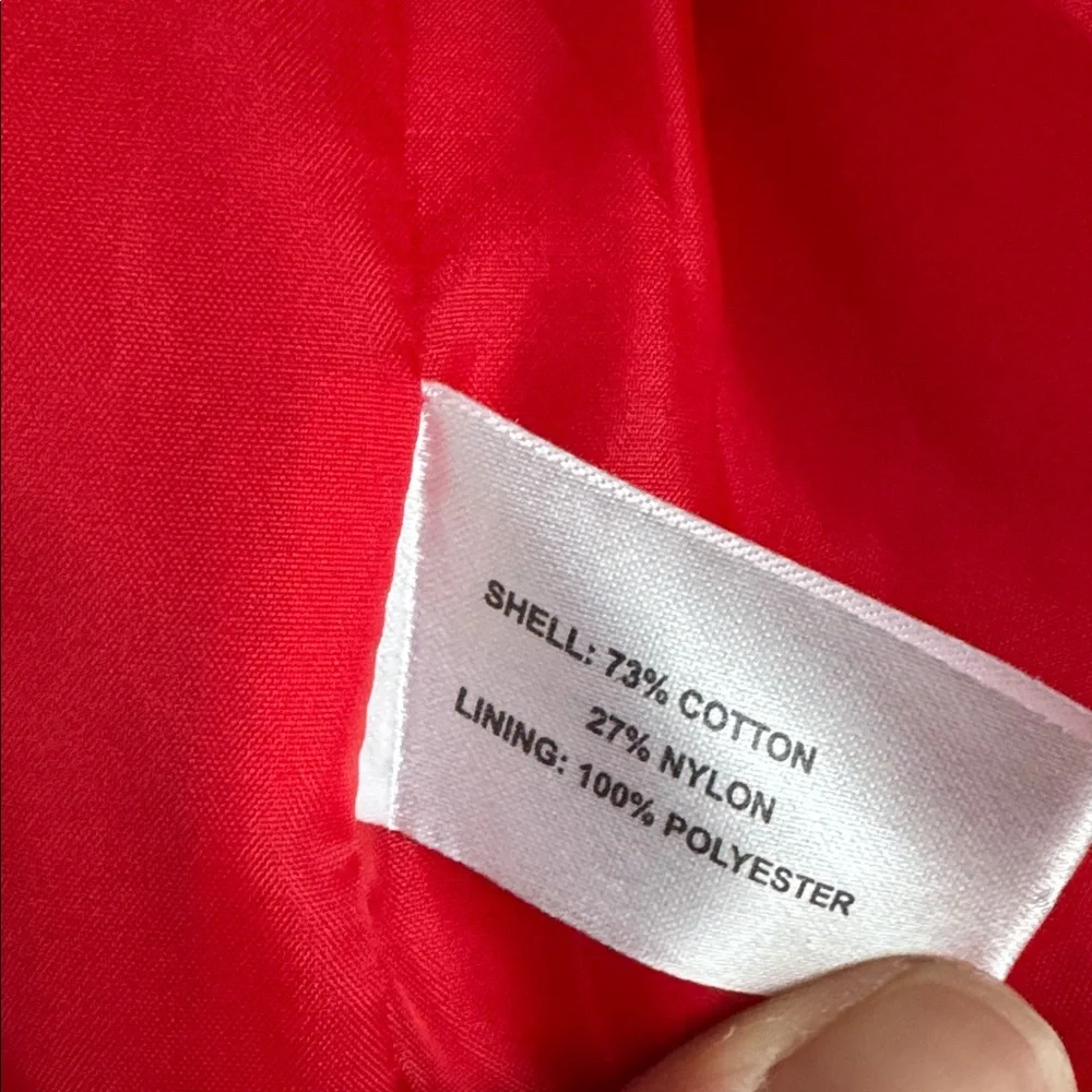 Pendleton Red Utility Anorak Spring Jacket Size Large